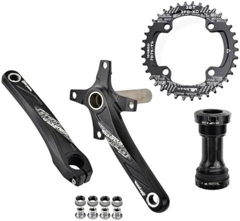 32-42T Mountain Bike Crankset 170/175mm Hollow Integrated Crankse...