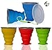 AVALEISURE Collapsible Travel Cup, The Genuine 10oz Drinking Mug with Lid, Certified BPA Free Silicone, Water, Coffee, Tea & Snacks for Hiking, Camping, Picnic & Commuting to Work