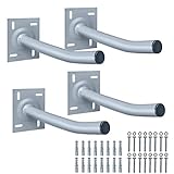 Froadp 4 Stück Reifenständer Wandmontierter Reifenrahmen Autoreifen Wandhalter Felgen Reifenhalter mit Schrauben & Dübel Fahrrad Wandhaken Tragfähigkeit bis 50KG pro Reifenhalterung (Type C)