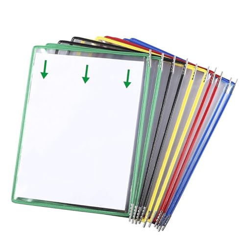 Raccoglitori A4 ad alta capacità, dotati di lavagna a fogli mobili rimovibile, protezioni for fogli, tasche for tablet, passanti for penne, portacellulare, tasche for documenti, tasche for banconote e porta carte di credito. Numerose tasche e scomparti interni mantengono tutto organizzato e facile da trovare.