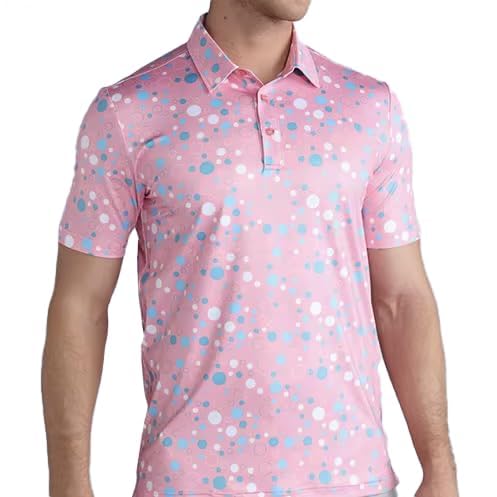 Men's Athletic Golf Polo Shirt, Moisture Wicking Performance, Short Sleeve2