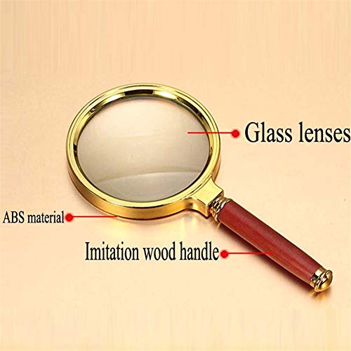 20X Hd Handheld Magnifying Glass, Suitable For Children And Elderly Students To Read The Magnifying Glass #TOP5