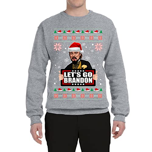 Wild Bobby Leo Laughing Meme Let'S Go Brandon Funny Anti Biden Ugly Christmas Sweater Unisex Crewneck Sweatshirt 4 Wild Bobby Leo Laughing Meme Let’S Go Brandon Funny Anti Biden Ugly Christmas Sweater Unisex Crewneck Sweatshirt