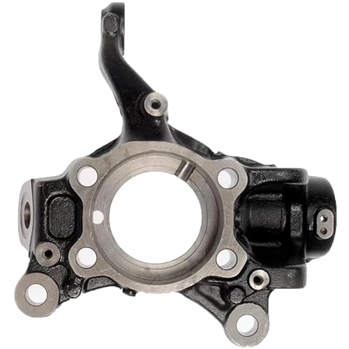 Image of Detroit Axle - Front Right Steering Knuckle for 2011-2018 Volkswagen Jetta, 2012-2022 Passat, 2011-2019 Beetle, 2013 2014 2015 2016 2017 Passenger Side Steering Knuckle Assembly Replacement