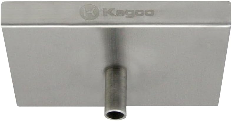 Kegco Wall Mount Drip Tray w/Drain - 6" Wide, SS