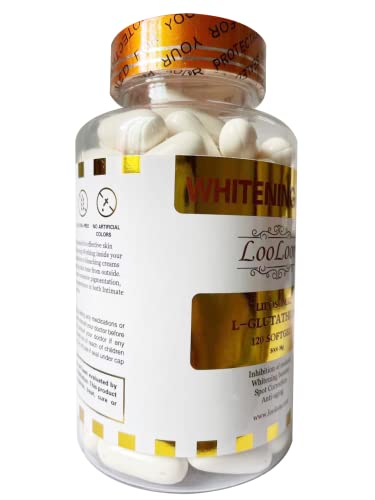 Looloon Liposomal Glutathione Softgels 5000Mg X 120, Glutathione Supplement With Vitamin C & Collagen: Highly Absorbable Reduced Glutathione Supplement For Radiant Skin, Anti-Aging, Immune Support #TOP2