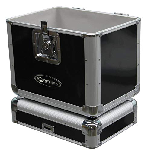 KROM Series Black Stackable Record/Utility Case for 70 12\" Vinyl Records & LPs - Thumbnail 2