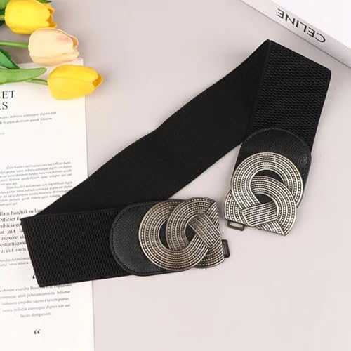 Shining Diva Fashion 2pcs Combo Waist Belts for Women and Girls | Stylish Belts for Dresses Jeans Saree | Celebrity Inspired Fashion Accessories