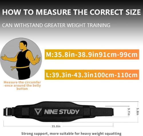 Weight Lifting Belt with Quick Locking Back Support, Unisex Lifting Belt for Powerlifting, Bodybuilding, Squats, Cross Training & Fitness, Medium by Generic - Used condition - Image 2