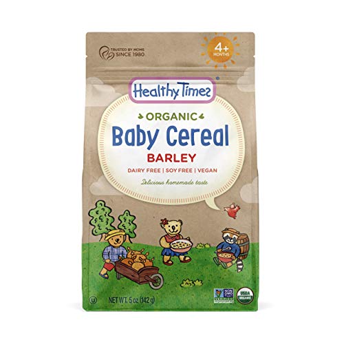 image for Healthy Times Organic Whole Grain Barley Baby Cereal, 5 Ounce (Packagi