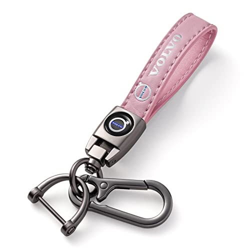 BIRDBUR Porte-clés rose pour voiture, accessoires porte-clés de voiture pour femme, porte-clés avec voiture, remplacement d'accessoires porte-clés, Pour Vol-vo, Taille Unique Cover