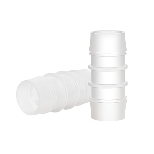 Miniatura 4 de Quickun Accesorio de Unión de Manguera de Púas de Plástico, 1" x 1" Empalme de Púas Reparador Junta Adaptador Ajuste (Paquete de 5)