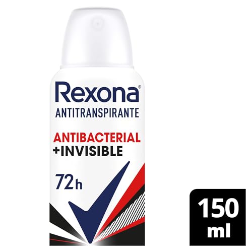 Desodorante Antitranspirante Rexona Feminino Aerosol Antibacterial + Invisible 150ml (A embalagem po