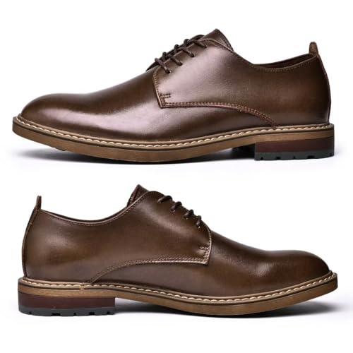Image of Arkbird Mens Dress Shoes, Lace Up Leather Oxford