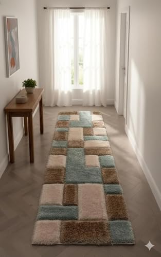 Image of SAGON Anti-Skid Shaggy Carpet Rug for Home | Ultra-Soft Plush Floor Mat for Living Room & Bedroom | Non-Slip, High-Density, Cozy Luxury Decor| 2 x 6 Feet Mouse - B