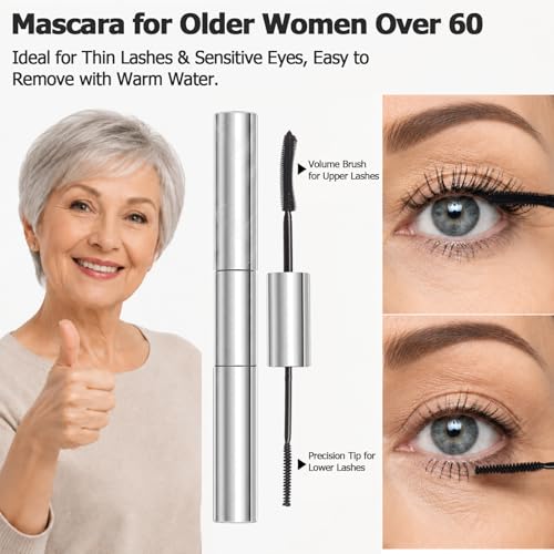 Jutqut Tubing Mascara for Mature Lashes – Black, Warm-Water Removable — view 5