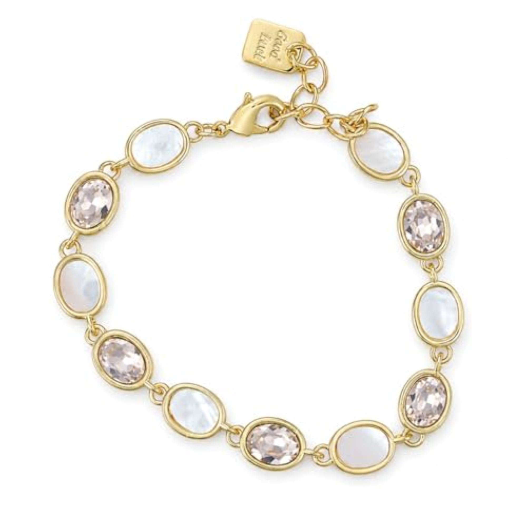 Adjustable Opal Pink Gemstone Bracelet for Women