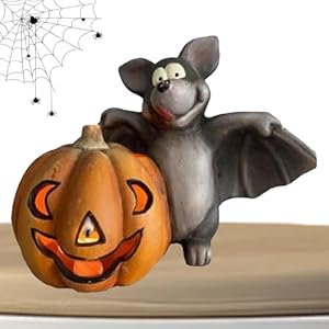 Générique Halloween Kürbis Fledermaus Teelichthalter