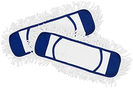 Eyliden Mop Pads (2 Pack) Wet Dry Dust Mop Pads for Hardwood Floors - Replacement Refills - Blue