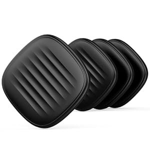 Air Tracker Tags-4 Pack: Bluetooth Tracker Work with Apple Find My (iOS only), Smart Tag Keys Finder Tracking Tags and Item Locator for Luggage Tracker, Bags, Wallet, Travel