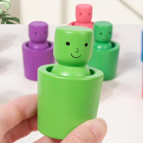 Jeu de classification des couleurs en gobelets empilables pour enfant