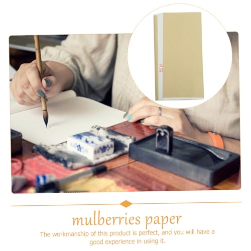 Papier de riz blanc calligraphie chinoise GALPADA, support dessin format rectangulaire portable