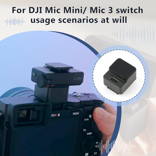 Adaptateur DJI Mic Mini pour griffe Sony MI conversion audio sans câble - 7