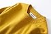 ACESTAR Boys and Girls' Uniform Cotton Crew-Neck Sweaters Long Sleeve Pullover Knit Sweater（Yellow,150/8Y）