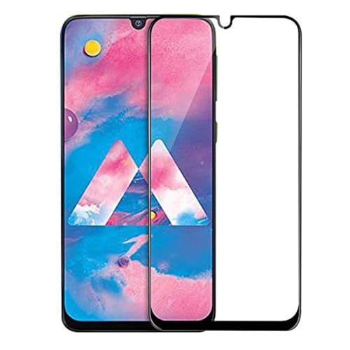 Image of Military-Grade Tempered Glass Screen Protector Compatible for Samsung Galaxy M30 with Edge to Edge Coverage and Easy Self Installation kit (Samsung Galaxy M30)