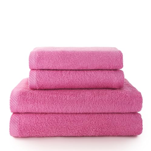 Top Towel - Plus - Toallas De Baño Grandes - Toallas Baño - 2 Toallas De Mano O Lavabo 2 Toallas De Ducha - Algodon 100 - Fresa Top Towel - Plus - Toallas De Baño Grandes - Toallas Baño - 2 Toallas De Mano O Lavabo 2 Toallas De Ducha - Algodon 100 - Fresa