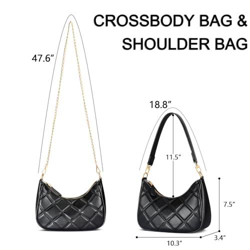 Image of KKXIU Shoulder Bag for Women Cute Hobo Purses and Handbags Retro Clutch Underarm Purse | Cute