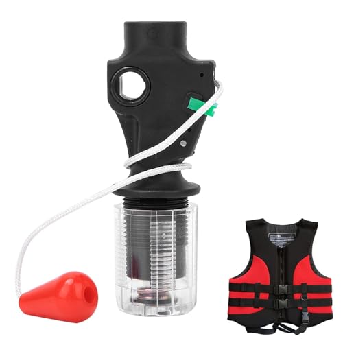 KIMISS Tragbarer Automatischer Inflator, mit Pillen-Zubehör für Schwimmwesten-Automatikgeräte Aufblasbare Schwimmwesten