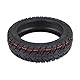 VOLOHAS 60/70-6,5 Offroad-Tubeless-Reifen 10 Zoll Dicker Reifen Ersatzreifen für Xiaomi 5/5 Pro/5 Max, für Ninebot Max G30/Max G30 D/Max G30 D2/G30E/G30LP Elektroroller Schlauchloser Reifen (2 Stück)