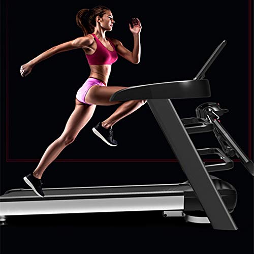 Image of Treadmill Walking Multifunctional Household Electric Treadmill, Small Fitness Equipment, Mini Folding, Bluetooth Speakers High-Definition LED Display