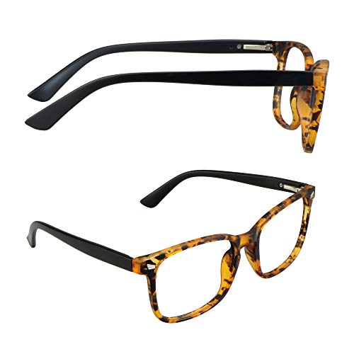 Image of Vintage Square Progressive Multifocal Presbyopic Glasses, Anti-Blue Light Glasses for Men Women Readers (+0.75 /+3.25 Magnification)