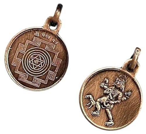 Médaillon Yantra Shri Bhairav en cuivre, l'allié de vos séances de méditation quotidiennes