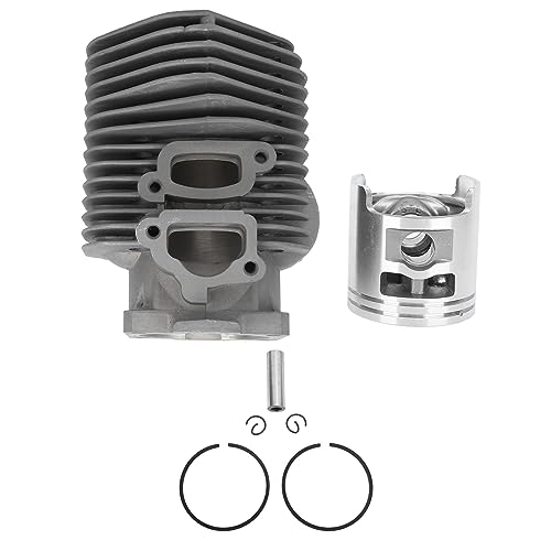 GLOGLOW Kit de revisão do motor para cilindro de motosserra com conjunto de pistão TS500 substituiçã