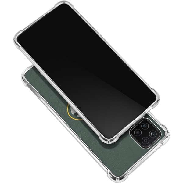 Skinit Clear Phone Case Compatible with Galaxy A12 - Officially Licensed NFL Green Bay Packers Distressed Design