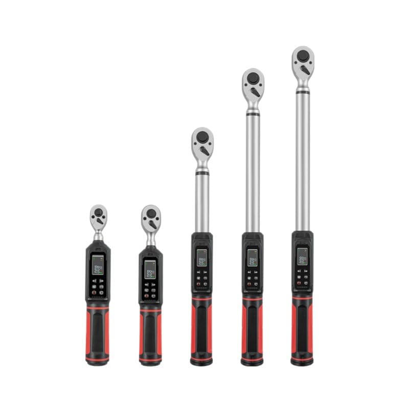 FIRETIDE Llave dinamométrica digital de accionamiento de 1/4 pulgadas 0.45-340 Nm, rango de torsión ± 2% de precisión, sistema de alerta triple audible/visual/vibración para reparación de coches/motos
