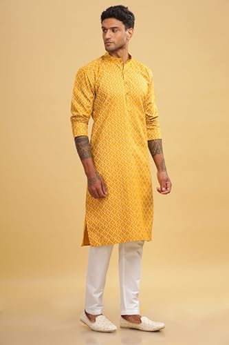 Image of BE ACTIVE Cotton | Traditional and Elegant Look | Indian Kurta for Men | Full Sleeve Kurta