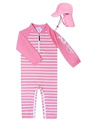 Pink Stripe With Sun Hat