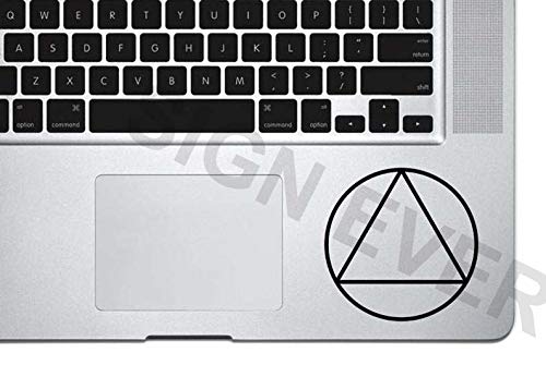 SIGN EVER Alcoholics Anonymous Logo Laptop Trackpad Stickers 15.6 14 13 Inches and All Models Laptop Stickers L x H 7.00 cm x 7.00 cm Pack of 2 (B084GR6RDC) Amazon Price History, Amazon Price Tracker