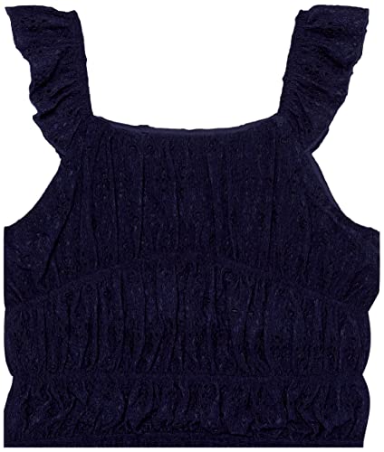Image of Speechless Girls' Short Sleeve Shirred Eyelet Top