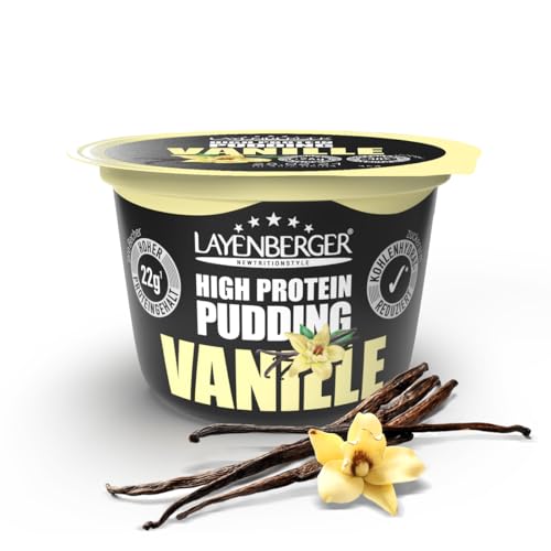 Layenberger High Protein Pudding - 11{4fddb0b12ab226992e07feb1753122871a2743031d5081f8d370a1dc7126b411} Eiweiß, 6,3{4fddb0b12ab226992e07feb1753122871a2743031d5081f8d370a1dc7126b411} Kohlenhydrate, 1,5{4fddb0b12ab226992e07feb1753122871a2743031d5081f8d370a1dc7126b411} Fett, 9,6 g Zucker, laktosefrei, 1er Pack (200 g) - Vanille Layenberger High Protein Pudding - 11{4fddb0b12ab226992e07feb1753122871a2743031d5081f8d370a1dc7126b411} Eiweiß, 6,3{4fddb0b12ab226992e07feb1753122871a2743031d5081f8d370a1dc7126b411} Kohlenhydrate, 1,5{4fddb0b12ab226992e07feb1753122871a2743031d5081f8d370a1dc7126b411} Fett, 9,6 g Zucker, laktosefrei, 1er Pack (200 g) - Vanille