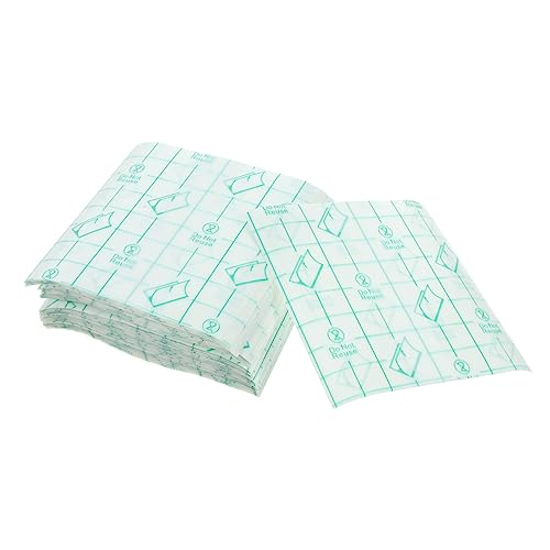 TOVINANNA Cosmetic Accessories 100pcs Makeup Hand Palette Pu Film Paper Mixing Tray Foundation Kit Suitable for Nail Art and Personal Use Random Style