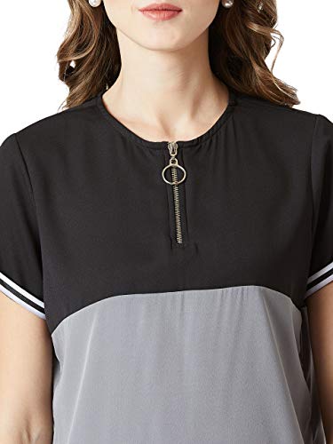 Image of Miss Chase Women's Mustard Yellow Flared Crop Top