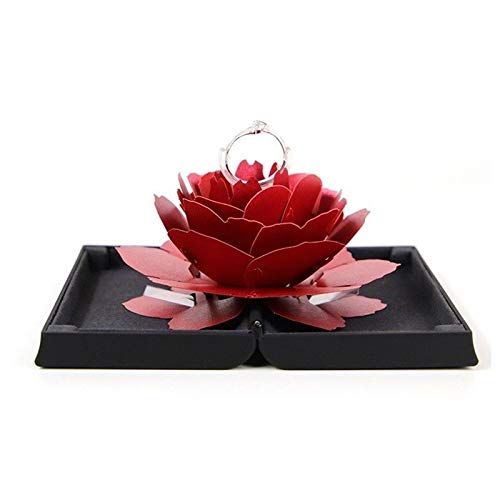 rose ring box with ring