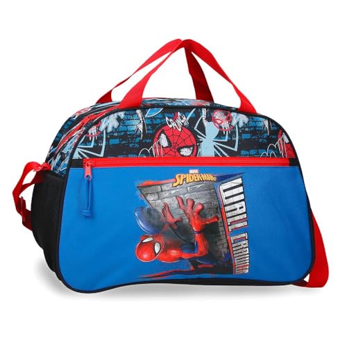 Joumma Marvel Spiderman Wall Crawler Bolsa de Viaje Negro 40x28x22 cm Poliéster