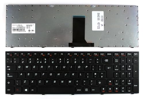 Clavier Lenovo Essential B5400 noir Power4Laptops cadre noir pour PC