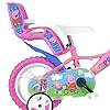 Dino Bikes Peppa Pig Bicycle, Pink, 12-Inch, Ages 3 to 5 #1
